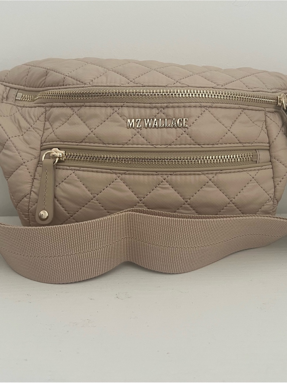 MZ Wallace Small Crosby Crossbody Sling Bag Buff (NWT) - Picture 8 of 11